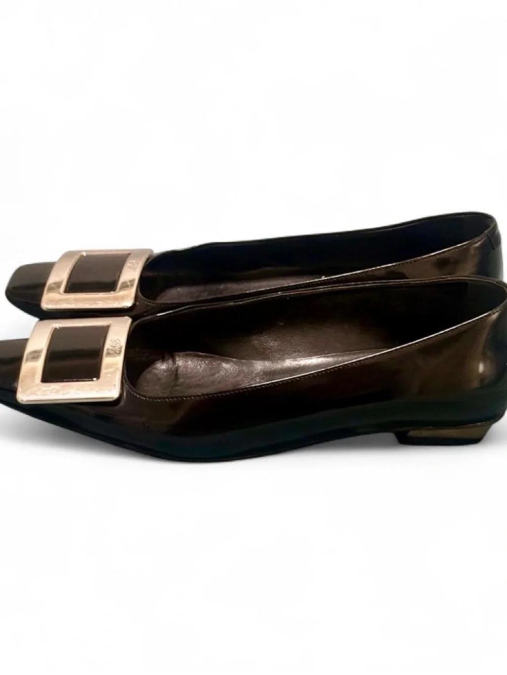 Roger Vivier Belle Vivier Vintage Patent Leather Flats – Size 36 (US 6)